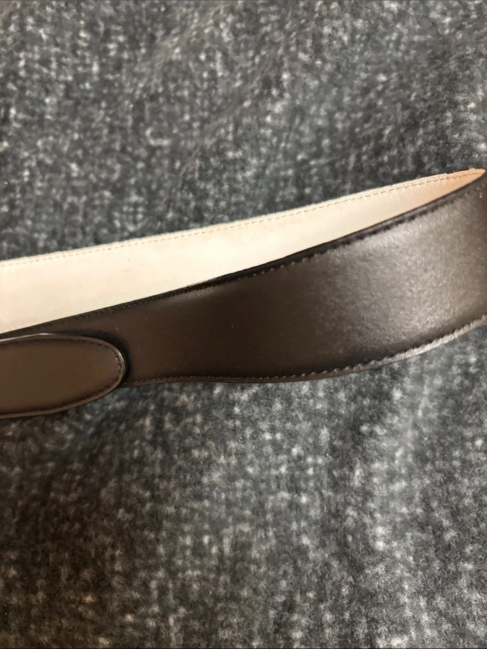 Nike Men’s Leather Black Logo Buckle Belt Sz 38